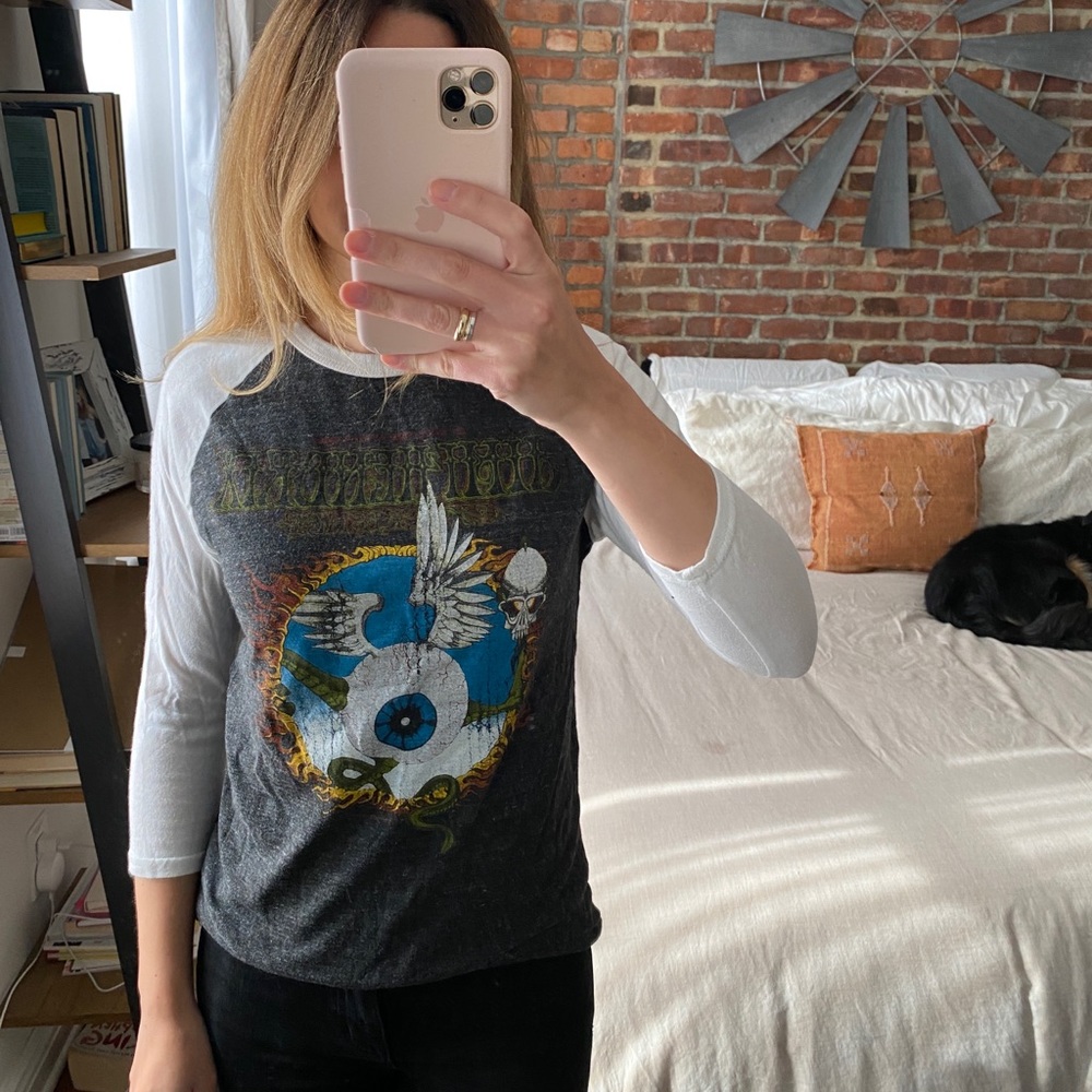 Jimi Hendrix Baseball 3 Quarter Long Sleeve Tee